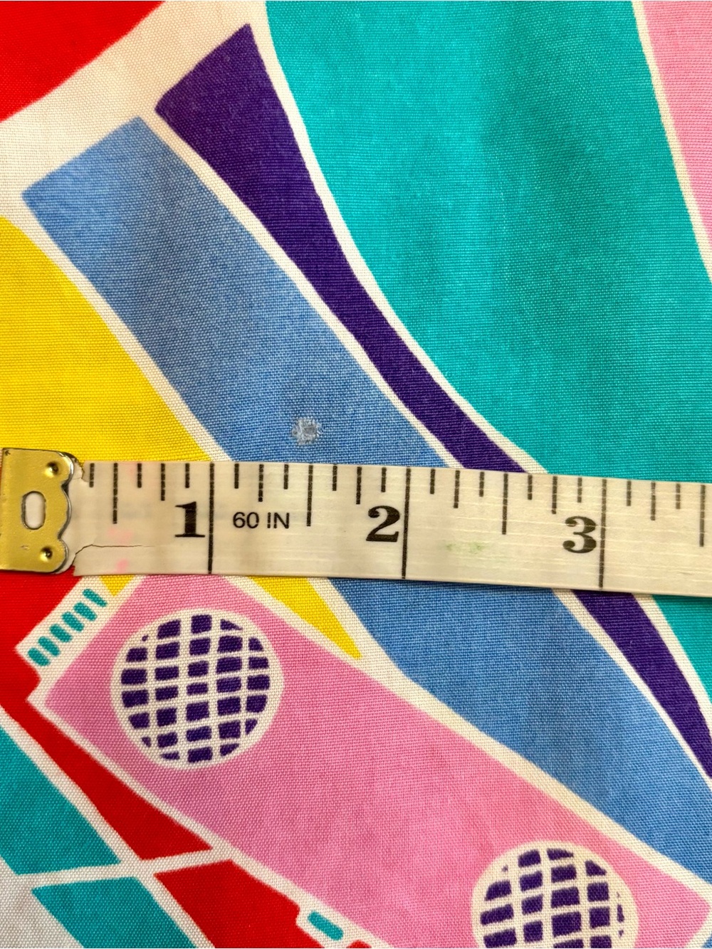 Vintage 1980s Colourfup Novelty Beach Print Pleated Midi Skirt - Picture 11 of 12